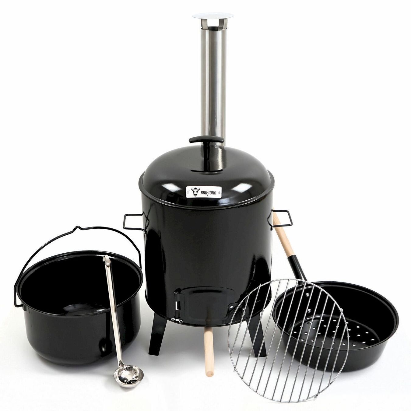 Küchengeräte: BBQ-Toro Gulaschkanone 17 L mit Deckel – Neu und originalverpackt aus Bottighofen von zaap 1