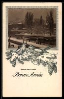 Passepartout-AK Genève, Genève sous la neige