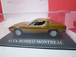 Alfa Romeo Montreal - selten in gold - und in OVP - schön