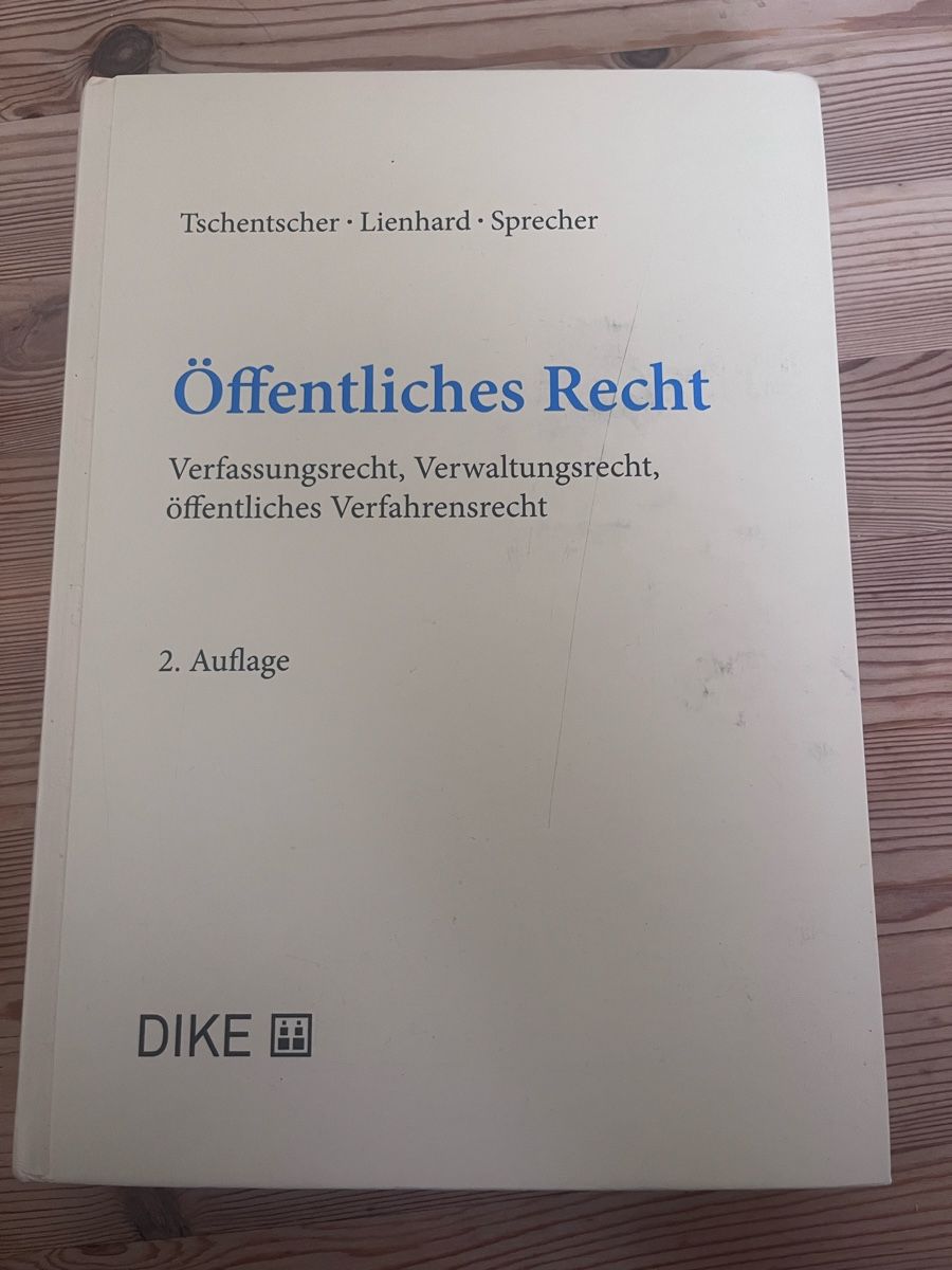 Libri: Öffentliches Recht - 2. Auflage – Usato da Bern venduto da Jojo_20