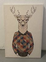 Kunstbild Druck auf Leinwand 50x70 cm