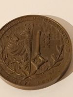 Médaille Fédérale Gymnastique Genève 1891 - Bronze ancien