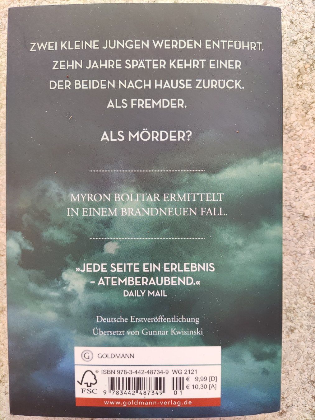 Libri: Harlan Coben Der Preis der Lüge – Usato da Basel venduto da Alacant 1