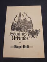 Deutsches Reich, Zeugnis- Urkunde