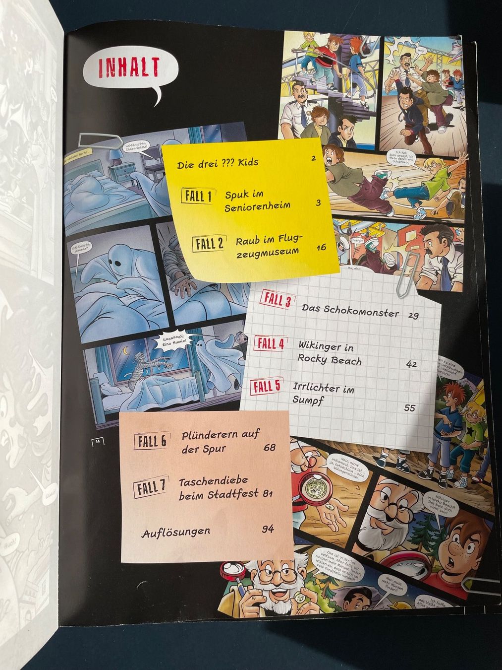 Comics: Die drei ??? Kids, Die Wikinger kommen! Comic – Gebraucht aus Winterthur von calbecht 3