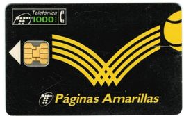 Telefonkarte Spanien CP-059 Páginas Amarillas 1000 Pesetas