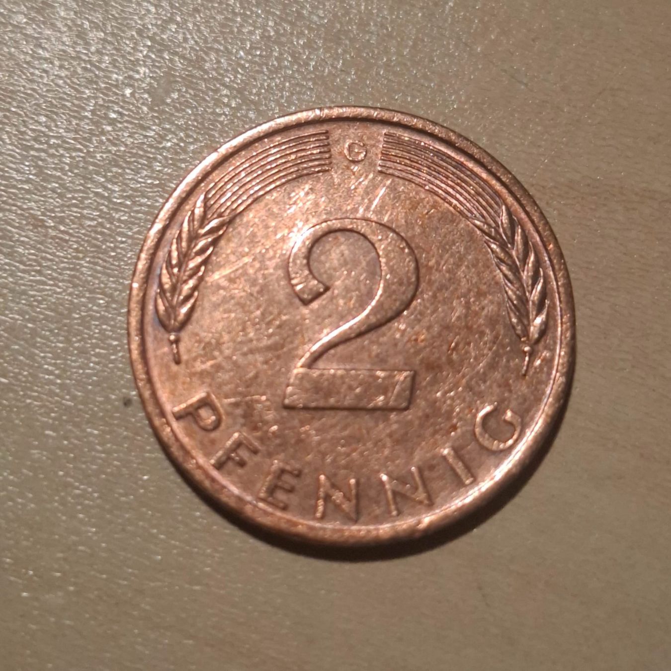 Tutti le monete: 2 Pfennig d'Allemagne, 1978 G – Usato da Susten venduto da lmf_98wh 1