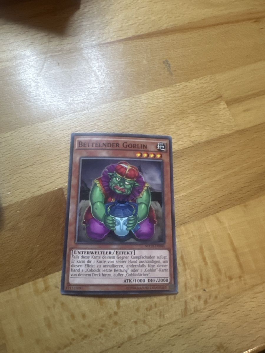 Yugioh Sammelbilder & Trading cards: Yu-Gi-Oh Bettelnder Goblin Karte – Neu (gemäss Beschreibung) aus Schaan von Hermine2018