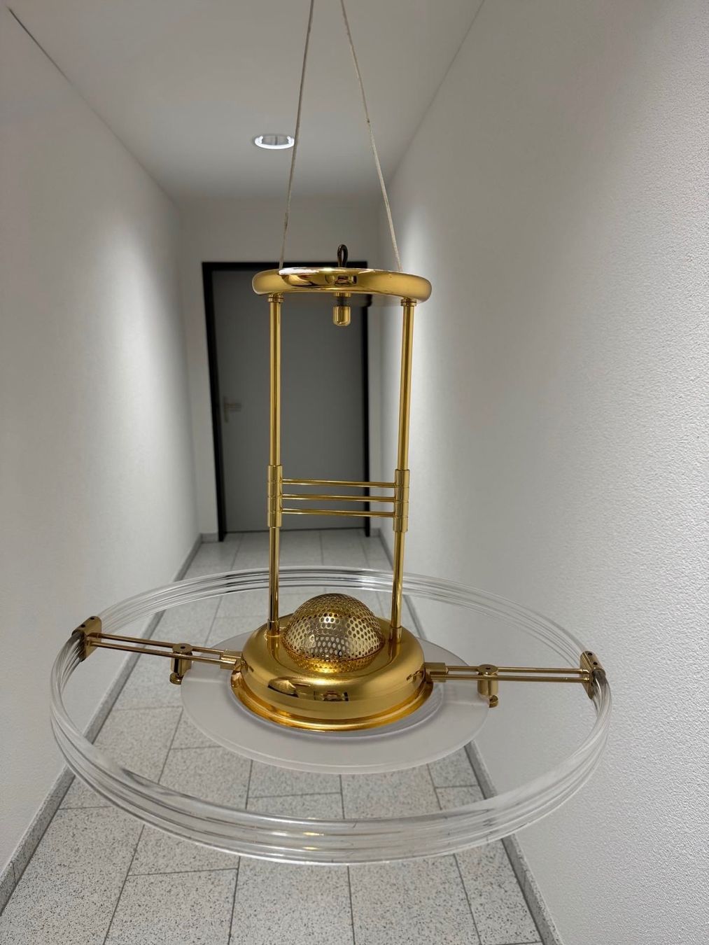 Lampade: Moderne Lampe aus Glas, Plexiglas und Metall – Usato da Zollikon venduto da gab_v26c 1
