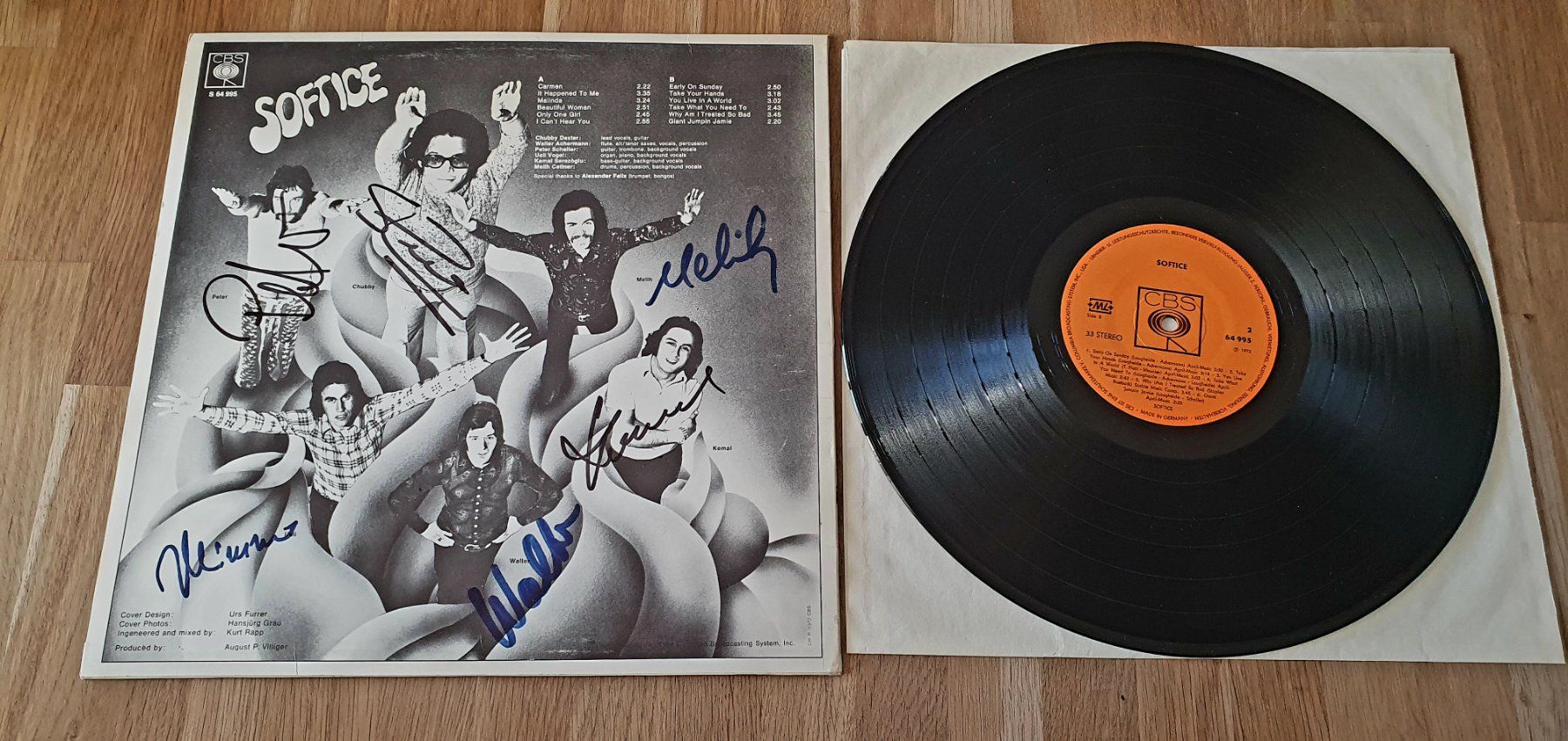 Dischi in vinile: SOFTICE, Same, CH-LP, SIGNIERT! Sehr gut++! – Usato da Kreuzlingen venduto da Cdschlumpf 1