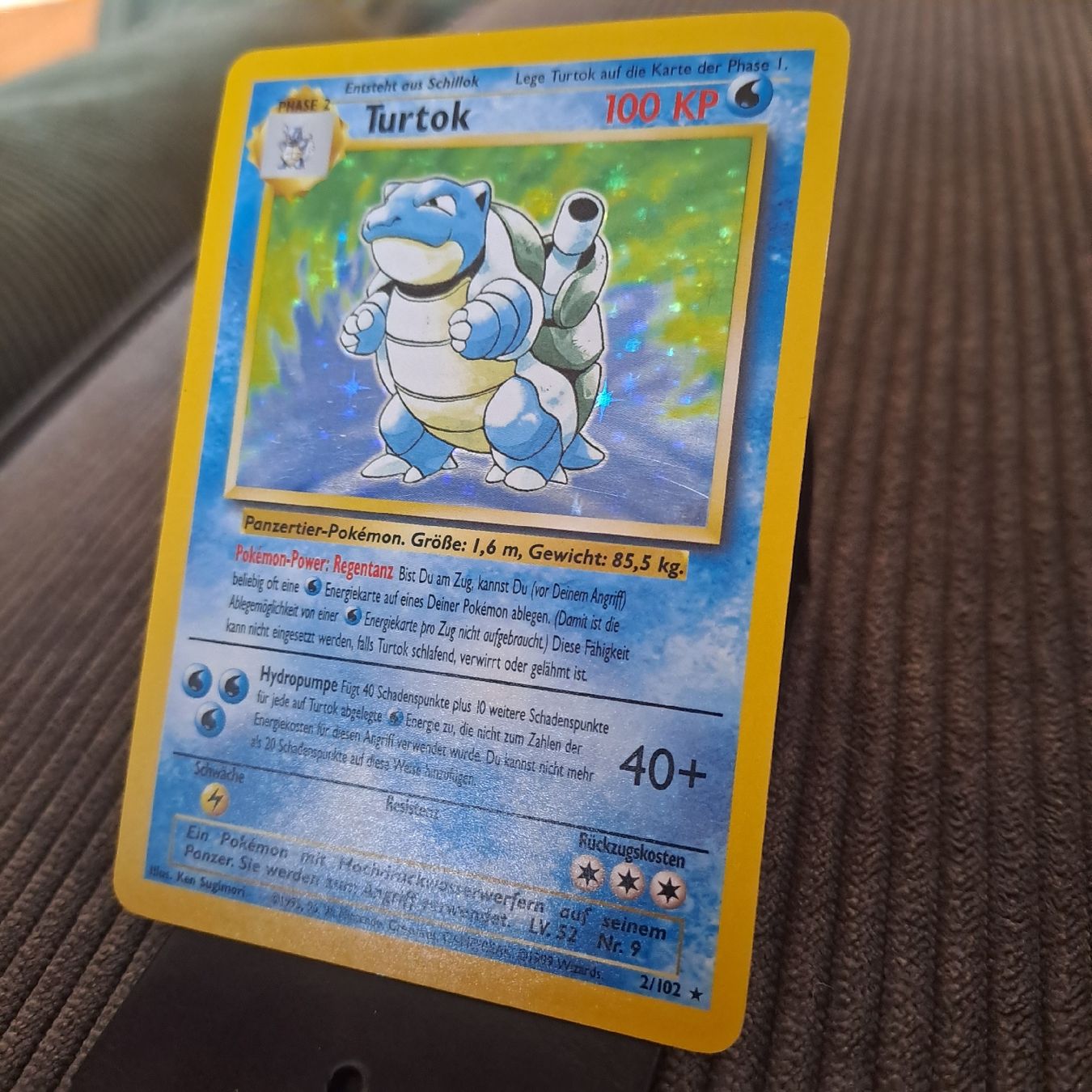Pokémon Sammelbilder & Trading cards: Turtok Holo, Base Set 2/102 – Neu (gemäss Beschreibung) aus Düdingen von Ruge91 2
