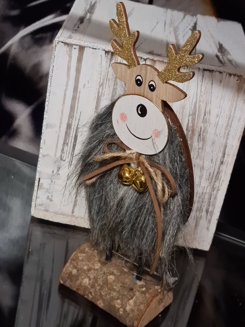 Tutte le decorazioni: Weihnachts Deko Holz /Fell – Nuovo e nell'imballaggio originale da Amriswil venduto da kleindeko 2