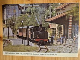 Chemins de fer de Provence : vapeur en gare de Villars