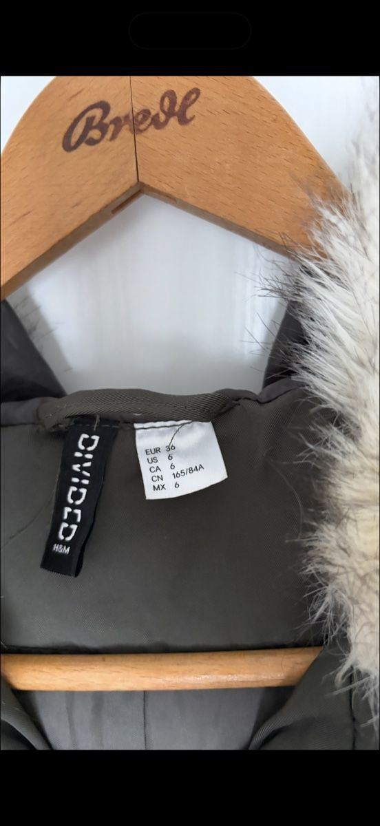 H&M Cappotti: H&M Winter Jacke Khaki – Usato da Bern venduto da ece_nxk7 1