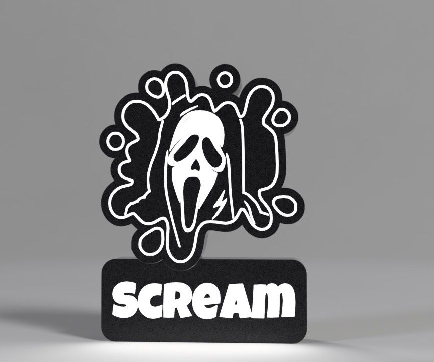 Lampade: Scream - The Games Themed Light Lightbox LED – Nuovo (secondo la descrizione) da Vicques venduto da PAMB3D 2