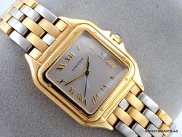 CARTIER PANTHERE 18K/SS QUARTZ MEDIUM LUXUS ARMBANDUHR