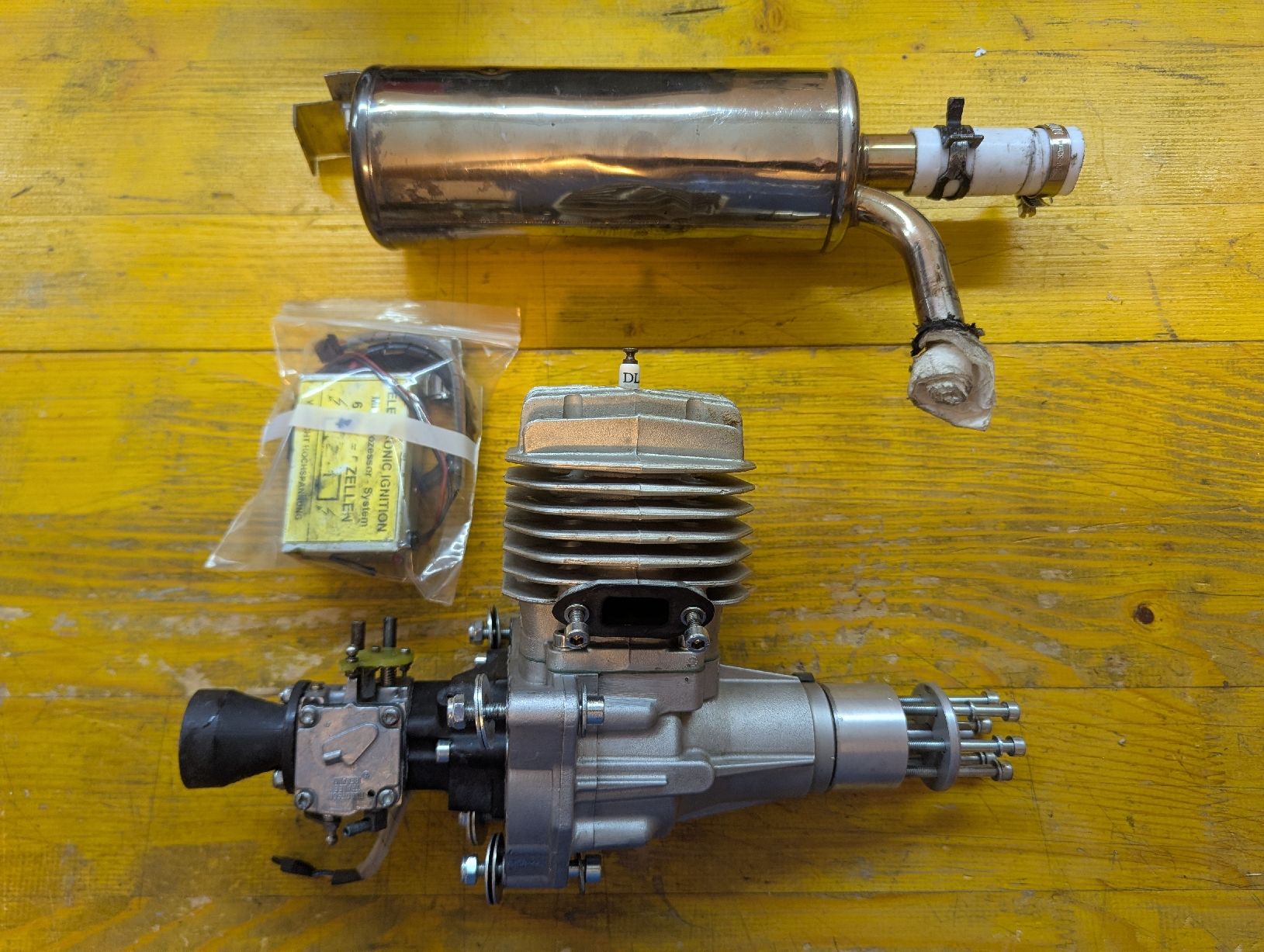 Motoren: 3W 70ccm Einzylindermotor + Dämpfer – Gebraucht aus Biberist von groser