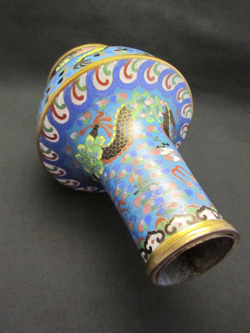 Figuren: Lampenfuss Cloisonne DRACHEN – Gebraucht aus Basel von spinne02 7