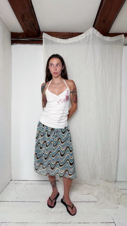 Vintage Y2K midi skirt 