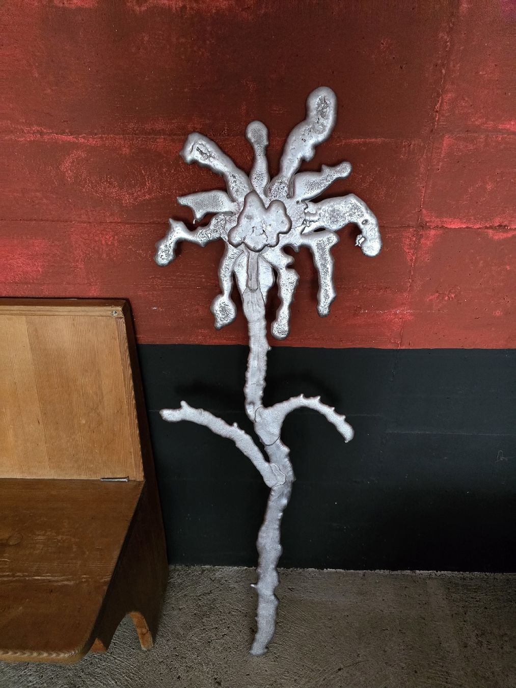 Toutes les décorations: Objet décoratif fleur métal Max Baumgartner Worben – D'occasion à La Chaux-de-Fonds par gilles9 1