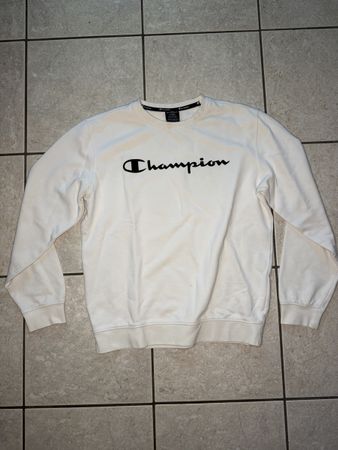 Champion Pullover Weiss Gr L, Top Zustand