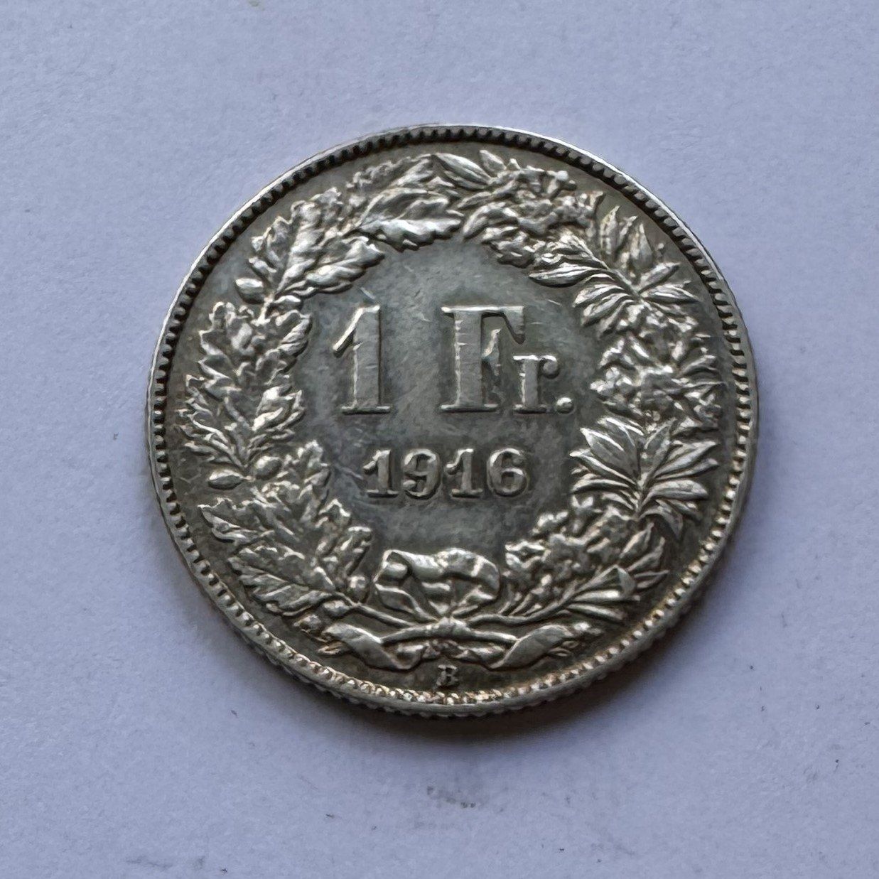 Tutti le monete: 1916 1 Franken -unz – Usato da Kirchberg SG venduto da Zenhad69