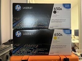 HP Toner 650A Schwarz & Yellow