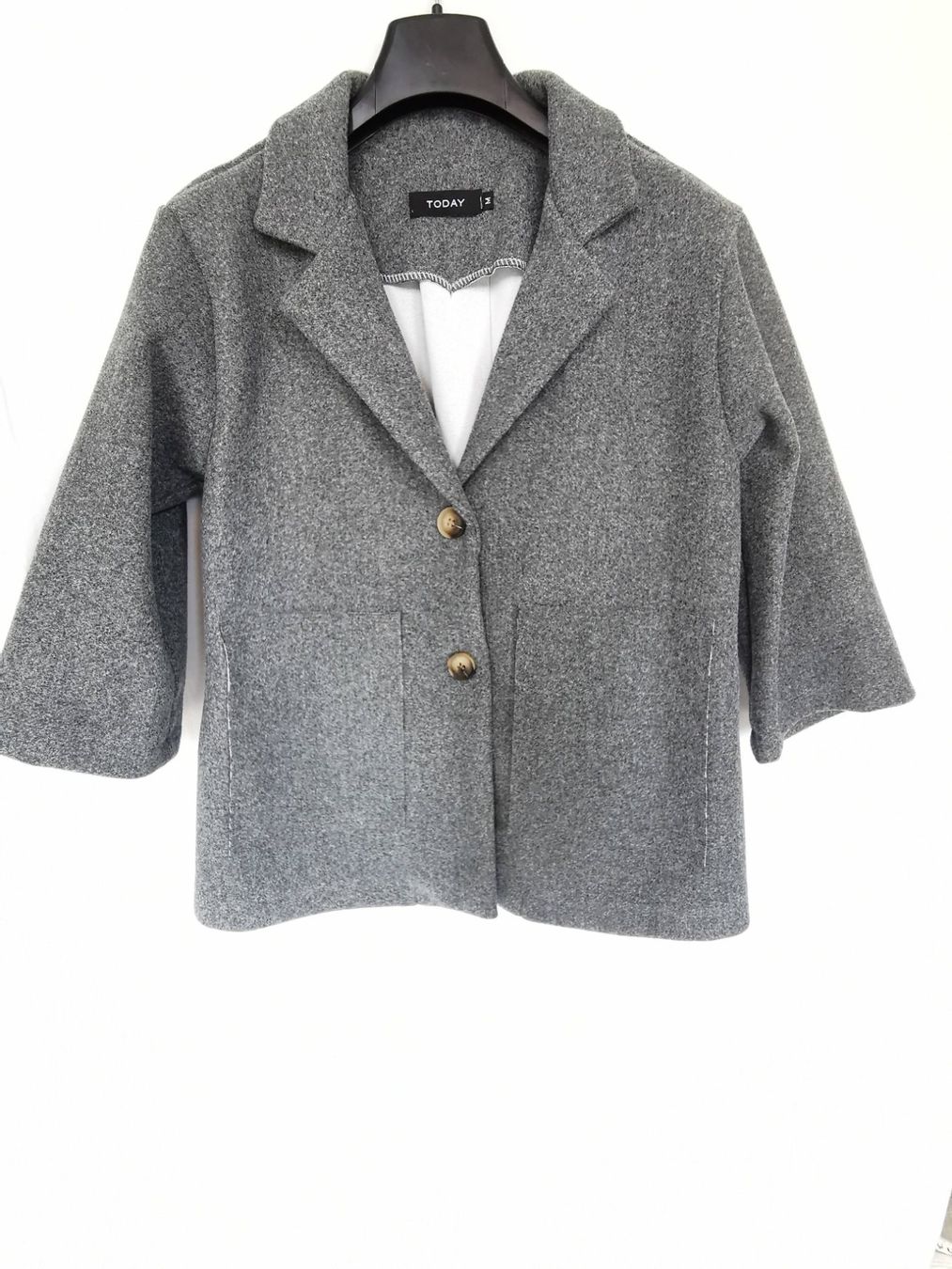 Giacche: graue Jacke, Mantel, Blazer Gr. M Stoffjacke – Usato da Sarmenstorf venduto da taosun