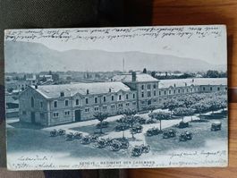 Alte PK / Geneve - Batiment Des Casernes Gelaufen 1903