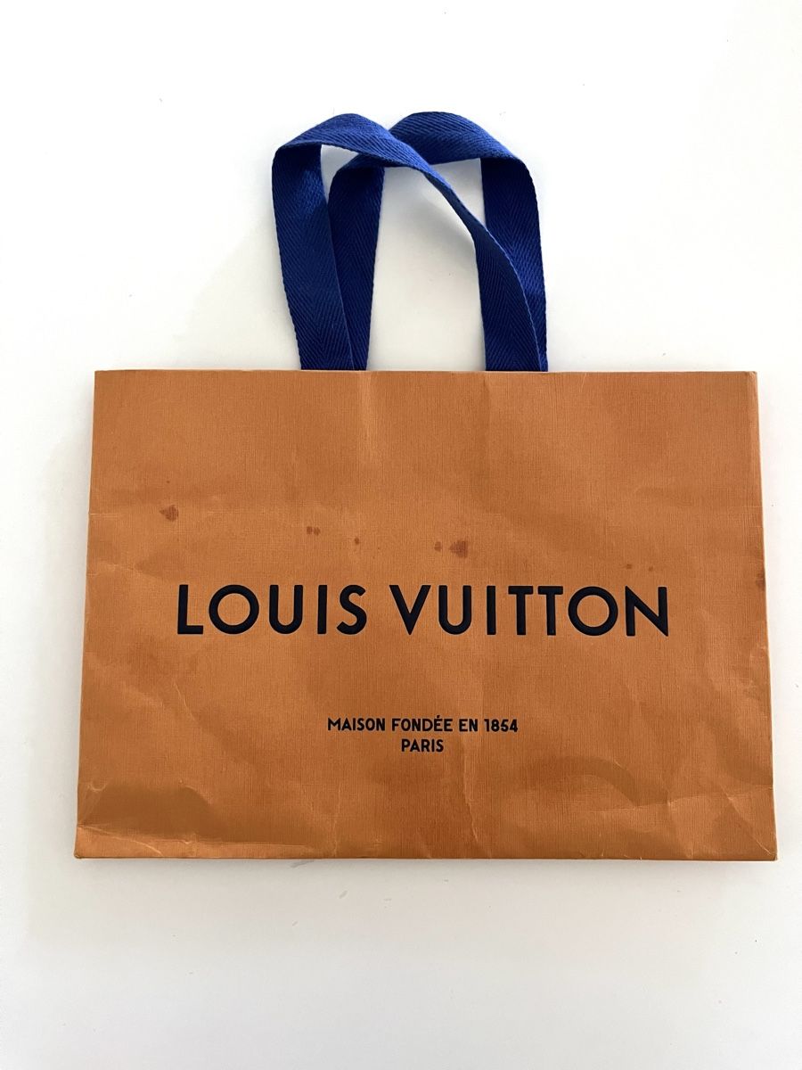Louis Vuitton Taschen: Louis Vuitton Papiertasche braun mit Henkel – Gebraucht aus Basel von JJ.Elena
