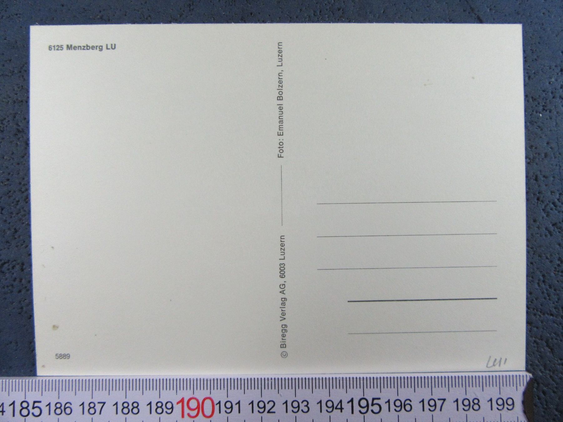 Cartoline postali: MENZBERG SCHNEE LU AK – Nuovo (secondo la descrizione) da Ettingen venduto da Hausi4711 1