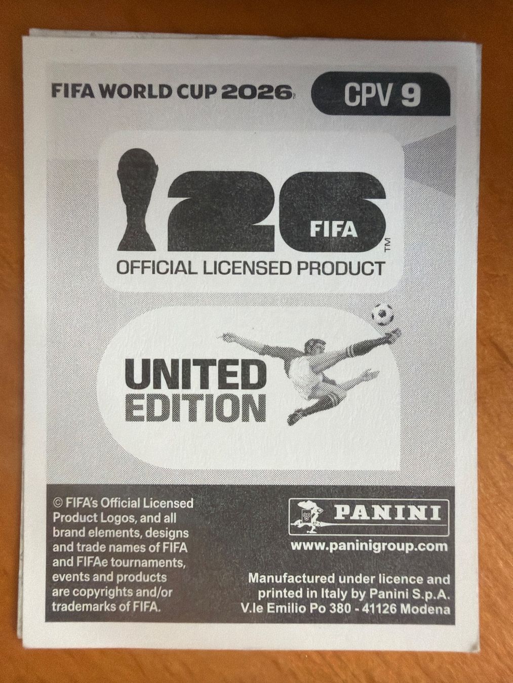 Panini Cartes à collectionner: Panini CPV9 – D'occasion à Susten par Rechnun 1