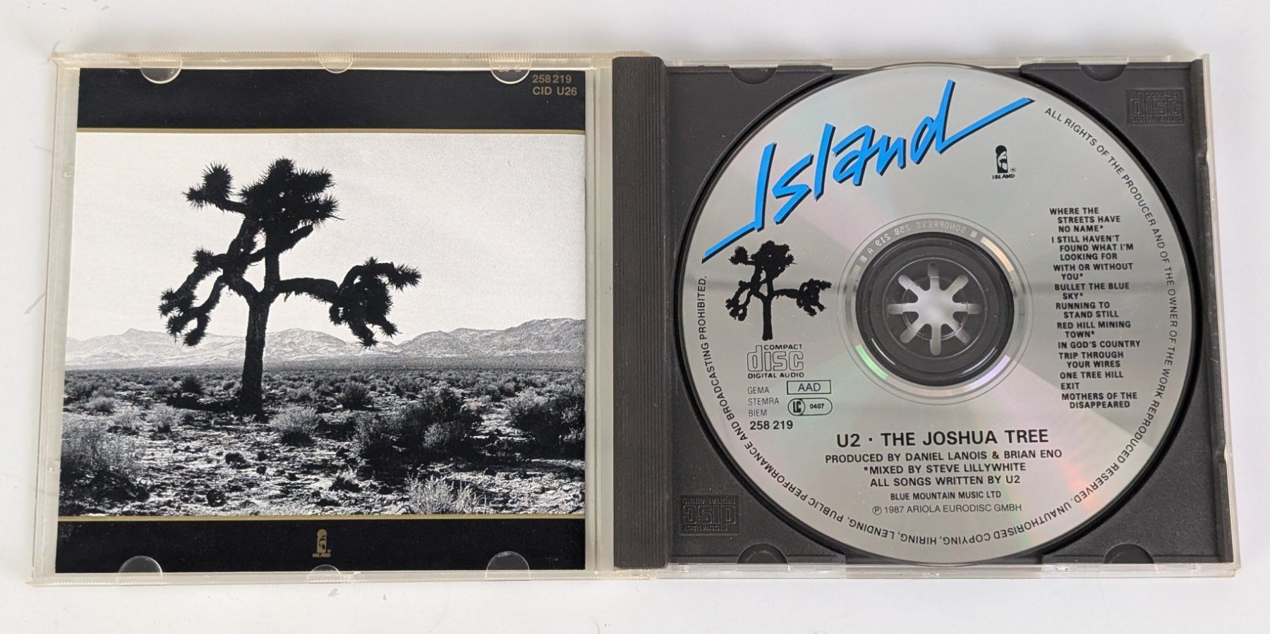 CD: U2 - The Joshua Tree - CD - Top – Usato da Zürich venduto da 1.Simon 2