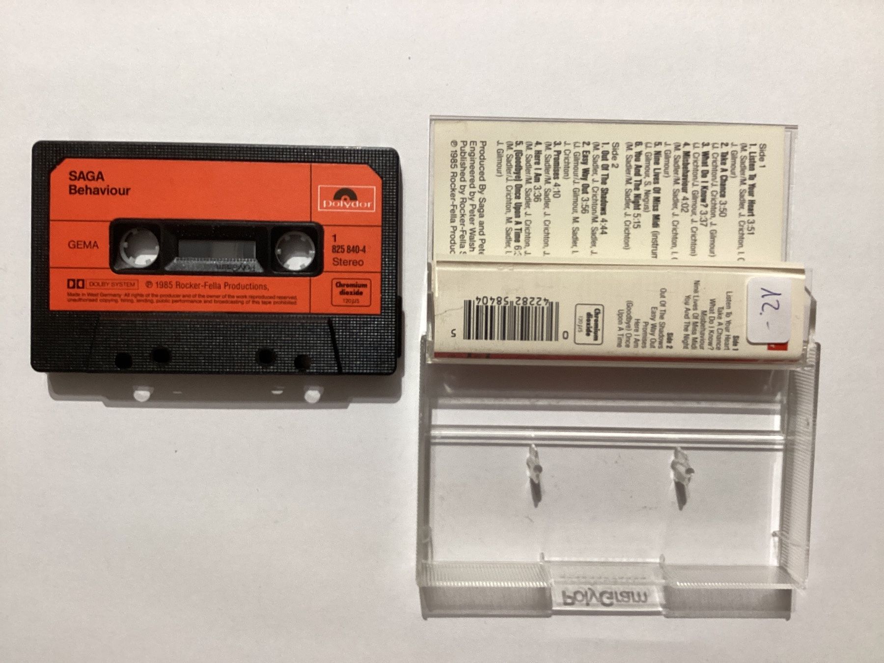 Musicassette: Saga MC - Behaviour – Usato da Gutenswil venduto da Hamzian 1