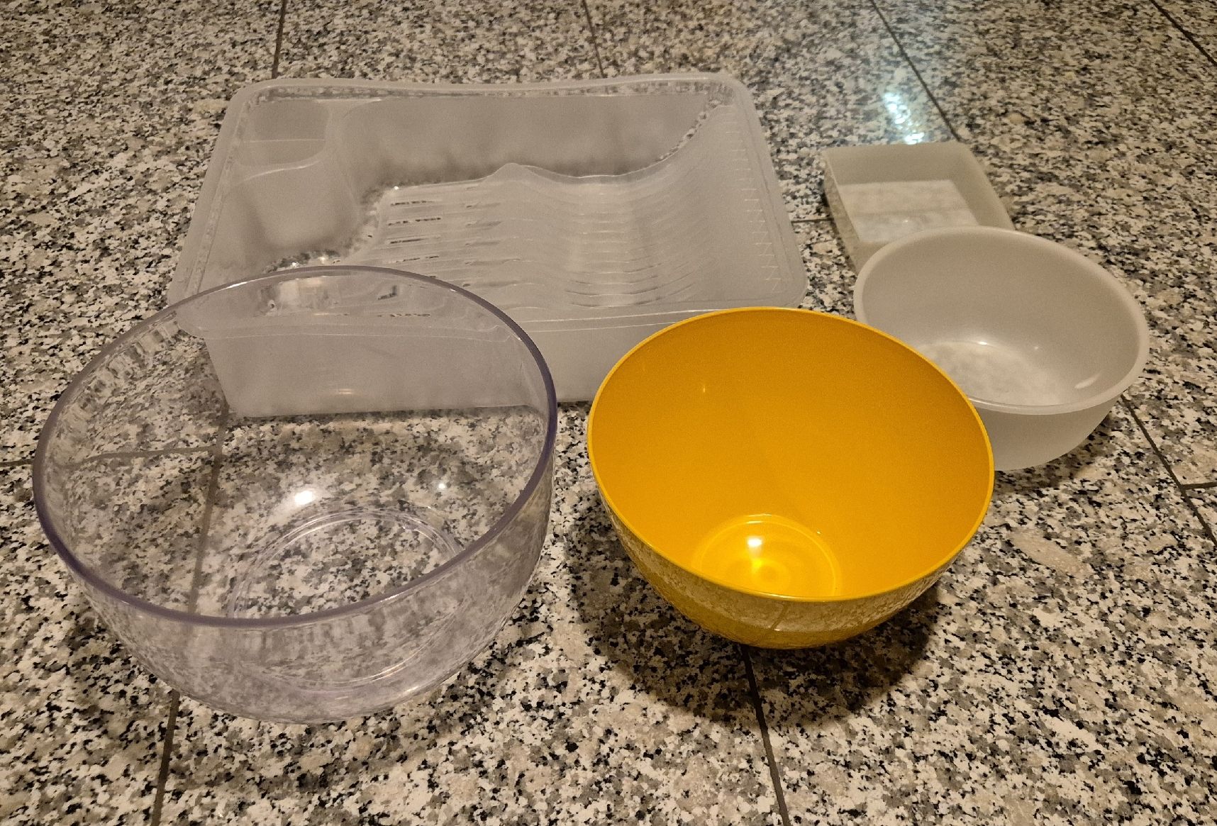 Ciotole: 5-tlg. Schüssel-Set, Kunststoff, versch. Grössen – Usato da Lumbrein venduto da gianandris 1