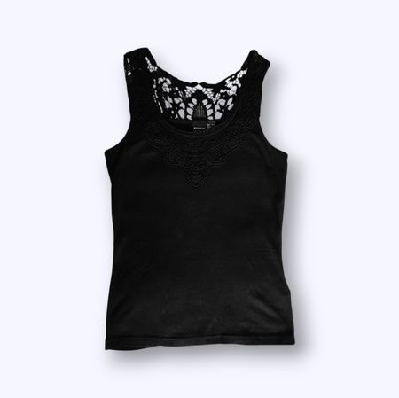 Débardeur noir dentelle Bodyflirt - Taille M
