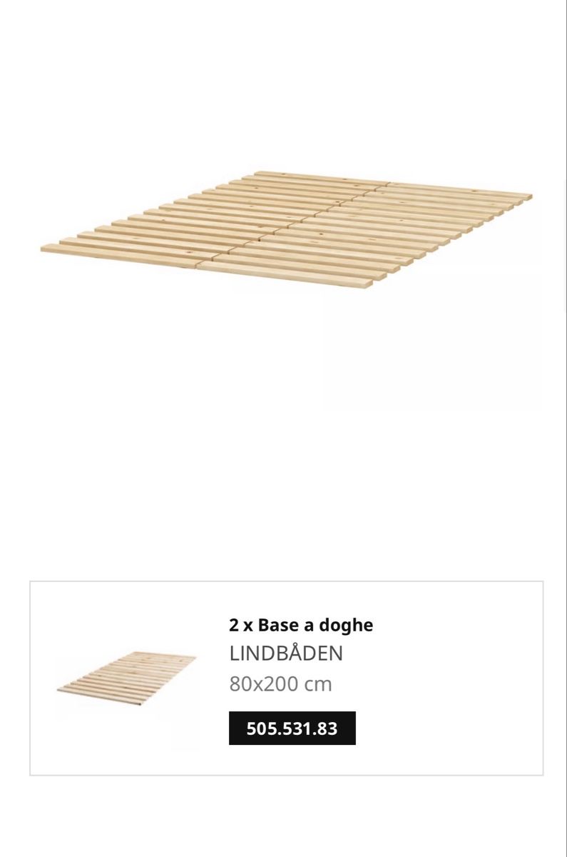 Ikea Reti a doghe: 2x lattes de lit – Usato da Lausanne venduto da ValeMerky 1