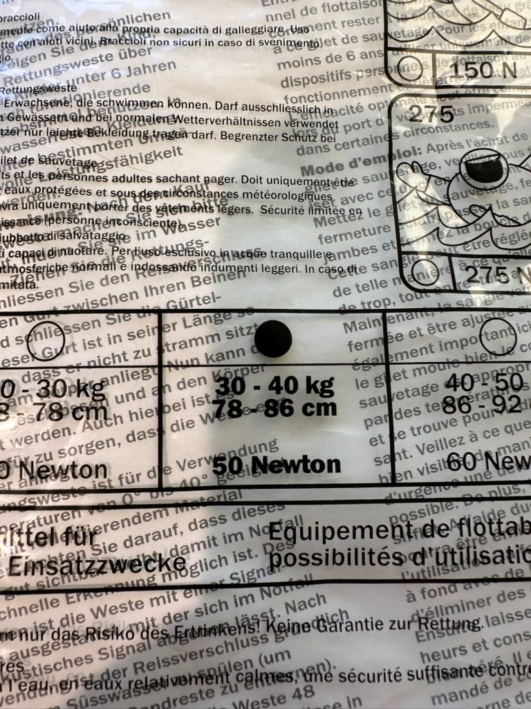 Giubbotti di salvataggio: Schwimmweste PR100 Gelb für Kinder oder Erwachsene – Nuovo (secondo la descrizione) da Schaffhausen venduto da mka999 6