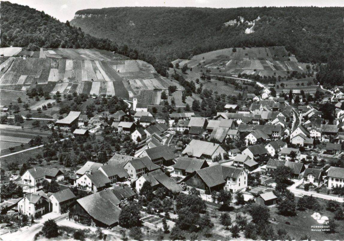 Ansichtskarten: Remigen  AG   -    Flugaufnahme          um 1970 – Gebraucht aus Brig von Valcards54