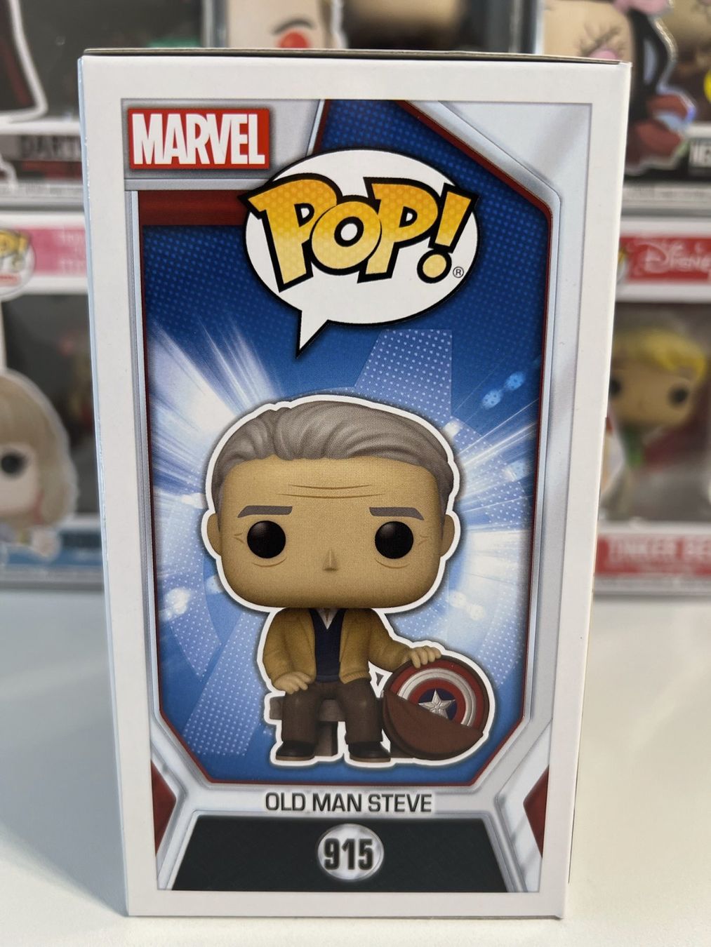 Funko Statuette: Funko POP! Marvel Avengers Endgame Old Man Steve Limitée – Nuovo e nell'imballaggio originale da Le Mouret venduto da perfectbijou 1
