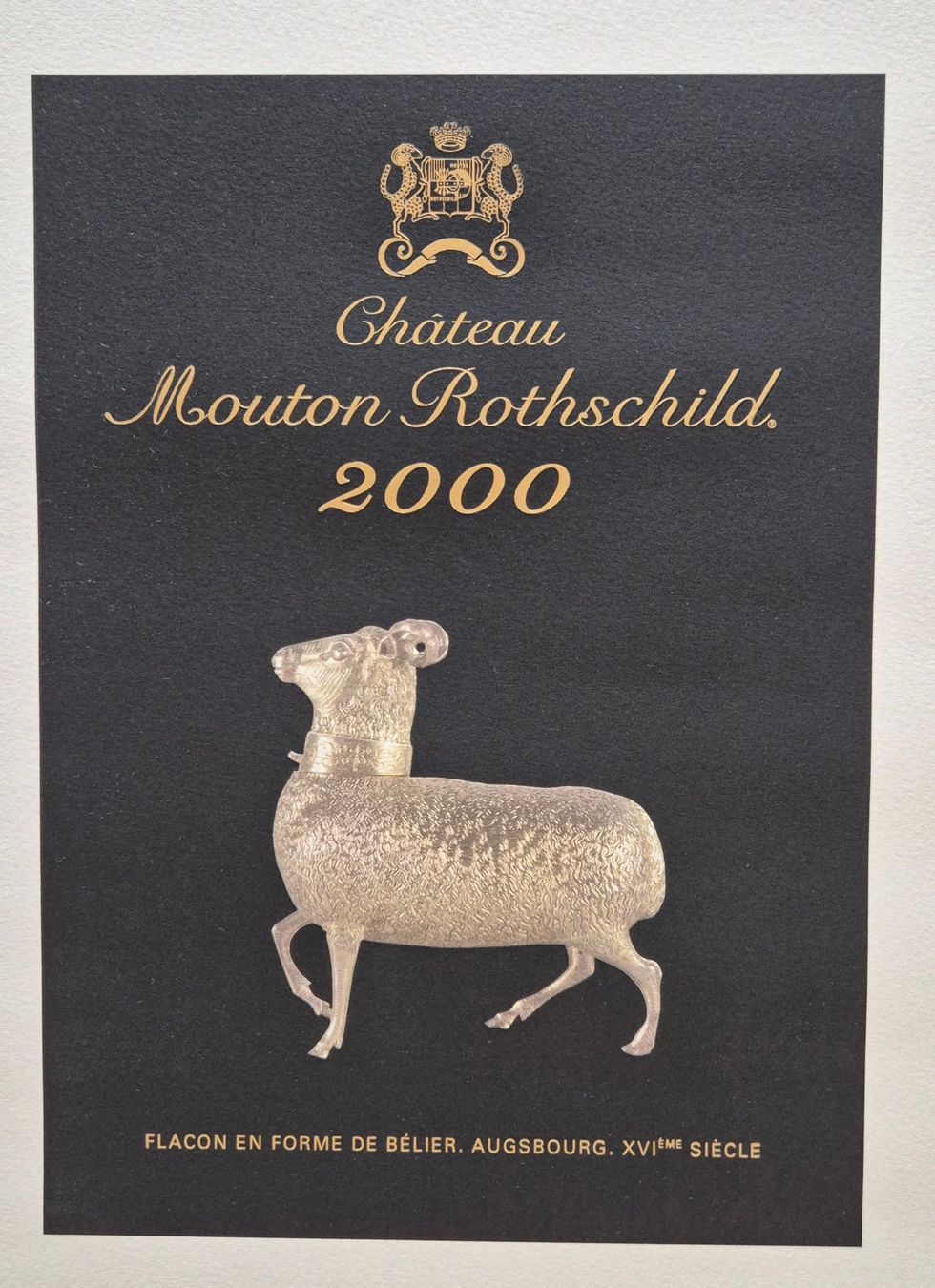 Grafica & Litografie: Château Mouton Rothschild 2000, Lithographie – Usato da Luzern venduto da Louis-XVI