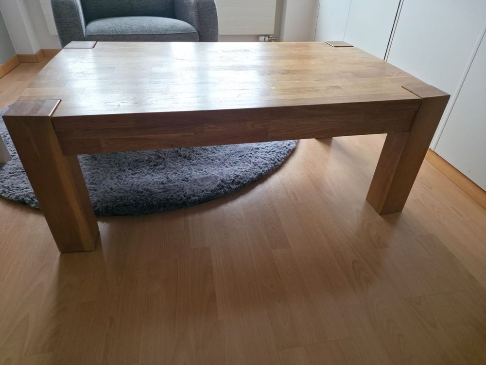 Tavoli: Massiver Couchtisch, Eiche – Usato da Neuchâtel venduto da dan8899