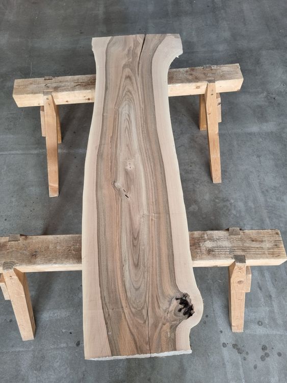 Articoli in legno: Nussbaum Massivholz Klotzbretter Natur Walnut Unikat Deko – Nuovo (secondo la descrizione) da Rheineck venduto da Dein_Wunschholz 2