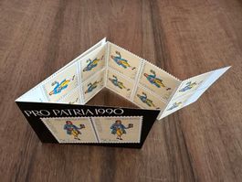 1990, Pro Patria, Markenheft, Uhrenhändler **