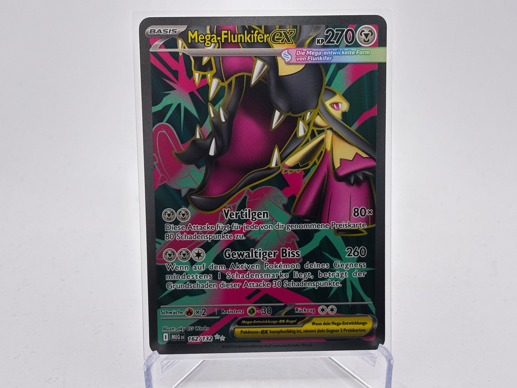 Pokémon Carte collezionabili: Mega-Entwicklung - Mega Flunkifer ex  (MEG 162) - DE – Nuovo (secondo la descrizione) da Allschwil venduto da Bullach