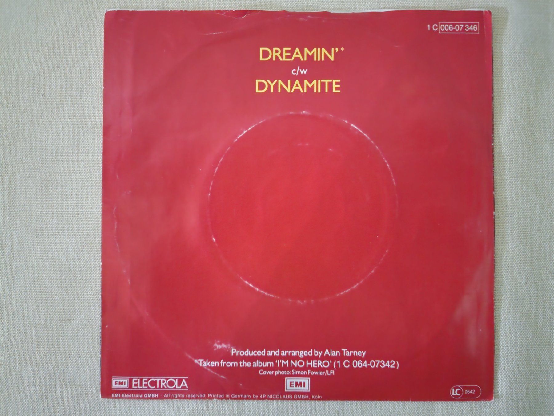 Schallplatten: Cliff Richard Single – Dreaming / Dynamite – Gebraucht aus Root von atelier22 1