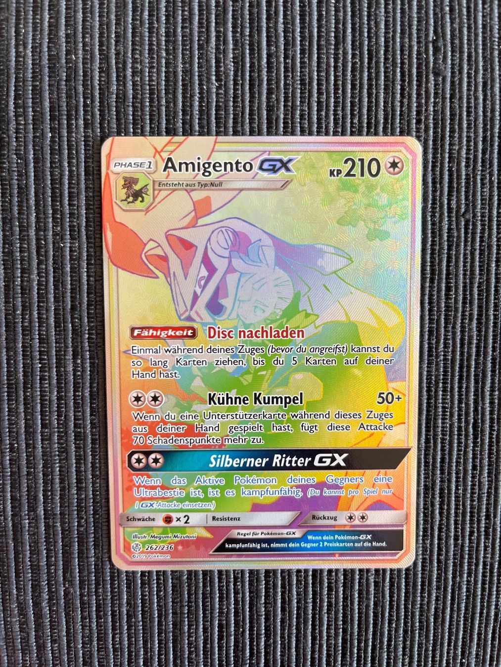 Pokémon Sammelbilder & Trading cards: Pokemon Amigento GX Rainbow Cosmic Eclipse DE NM – Neu (gemäss Beschreibung) aus Wabern von Collectfun