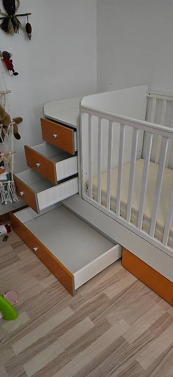 Letti: Lit bébé/enfant modulable, avec tiroirs et matelas – Usato da Grandcour venduto da Yox 2