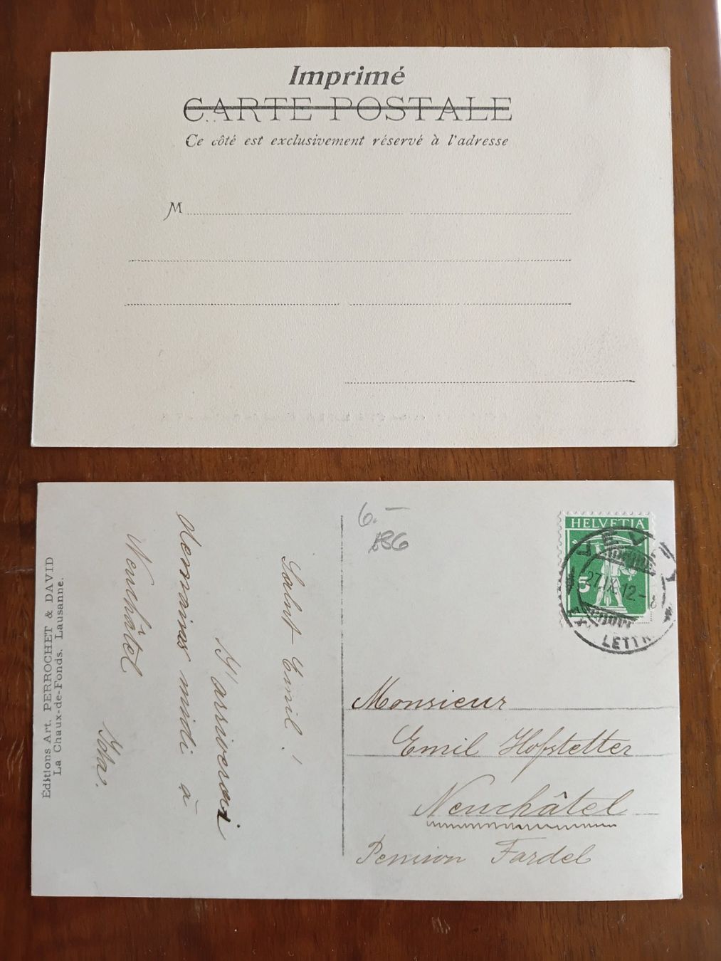 Cartoline postali: Riesen Posten über 300 Ansichtskarten, Nachlass, ab 1850 – Usato da Abtwil SG venduto da Ahuu 5