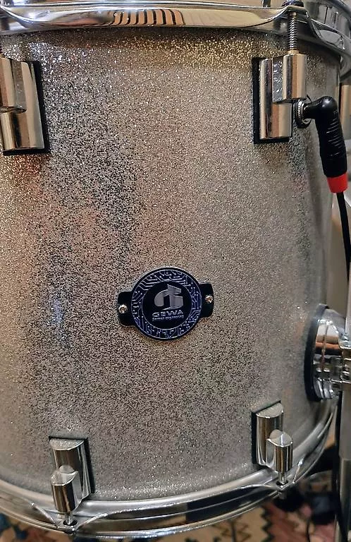 Strumenti musicali: GEWA G9 Silver Sparkle E-Drum  High-End Set + Extras – Usato da Oberarth venduto da TJIONS 4